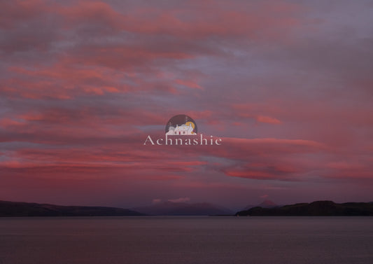 Red Sky at Night: Kilchoan's Delight!